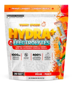 Électrolytes Hydra + Pêche