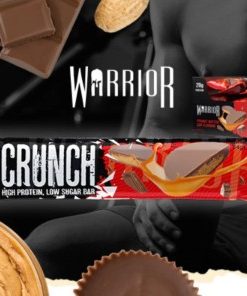 Barre protéinée beurre d'arachide chocolat noir - Warrior Crunch