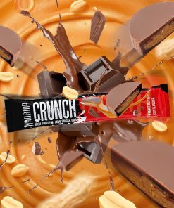 Barre protéinée beurre d'arachide chocolat au lait - Warrior Crunch